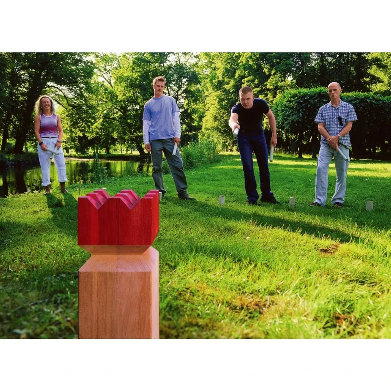 Premium Kubb Spel - Vikingaschack